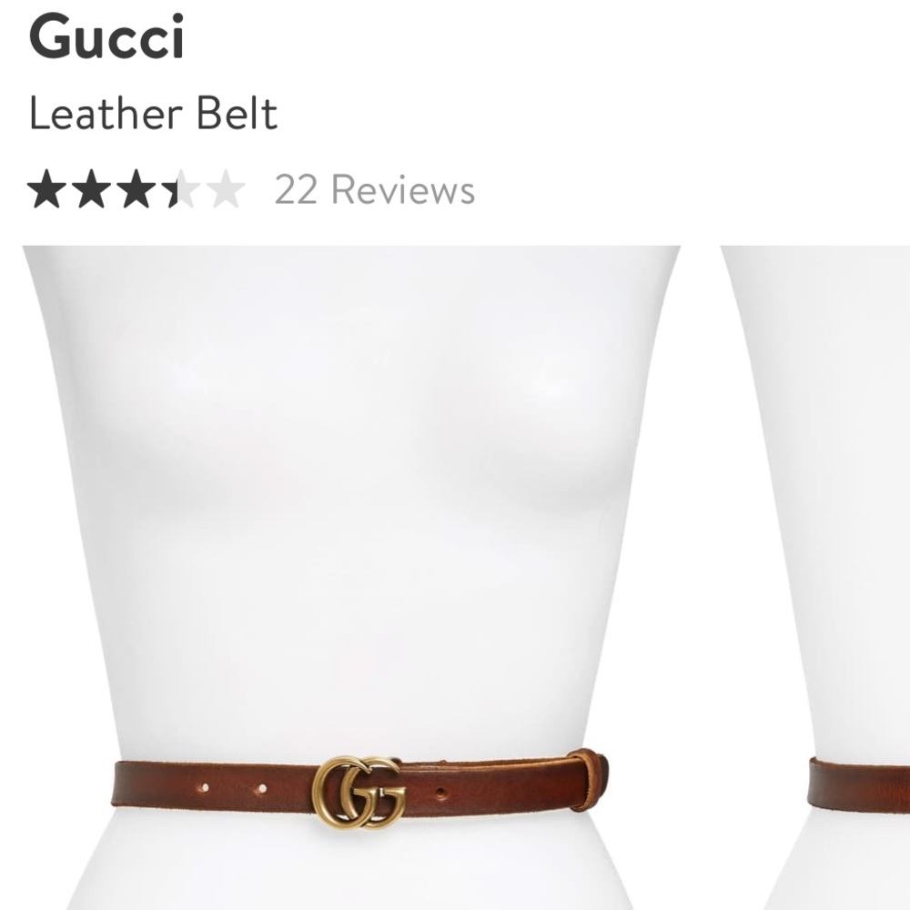 Brown Gucci belt size 85